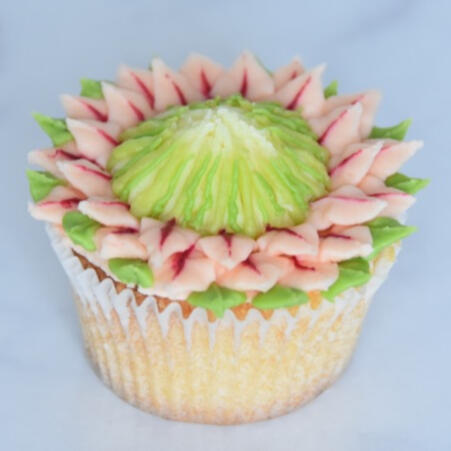 Pink Protea Cupcake Flower